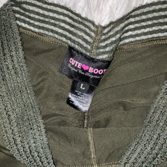 Cute booty lounge Sexy Olive new Gym And Yoga Squat Leggings Size L- X-L… - Picture 8 of 13